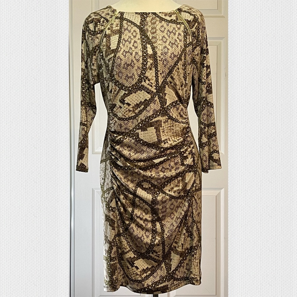 Snake Print Dress